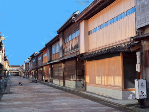 金沢 にし･ひがし茶屋街 フォトグラメトリ