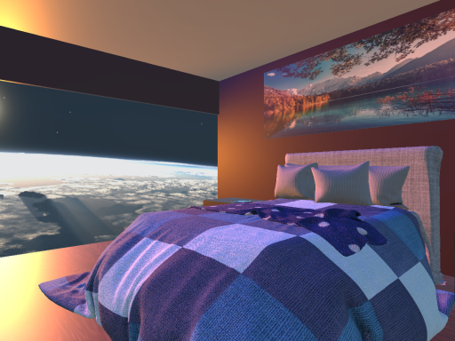 space sunrise