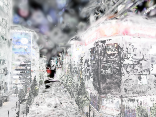 秋葉原 ビックカメラ周辺 3DGS （3D Gaussian Splatting）