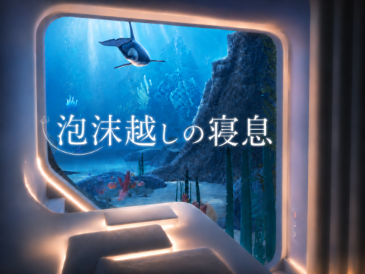 泡沫越しの寝息