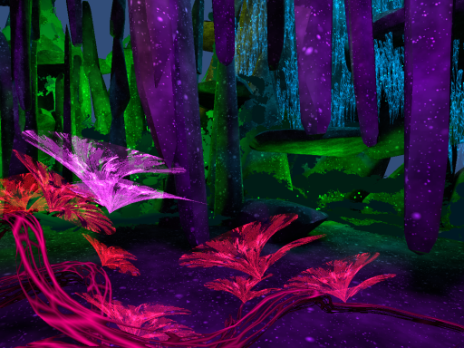 Bioluminescent Cave