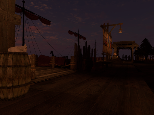 Colhen Docks Dusk
