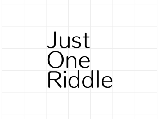 【高難易度】Just One Riddle