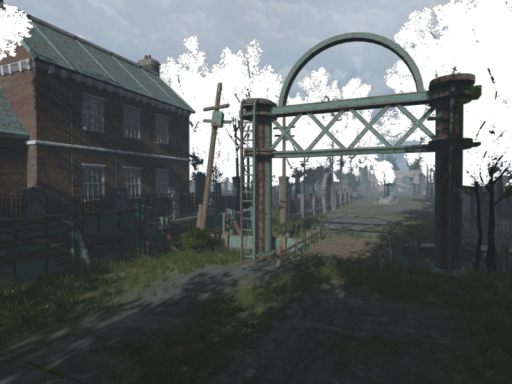 Abandoned town