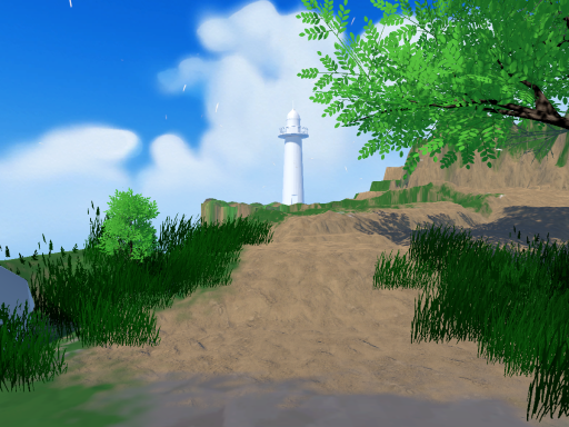 The Light House on Colorful World