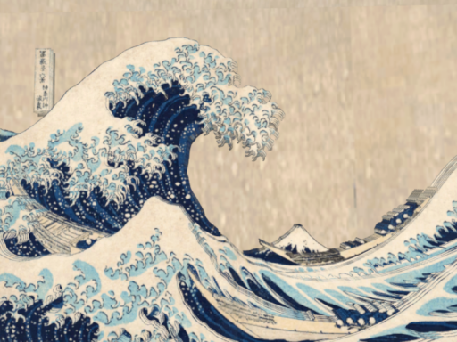 葛飾北斎 富嶽三十六景 神奈川沖浪裏 byケセドCHESED -Hokusai Katsushika's The Great Wave off Kanagawa-