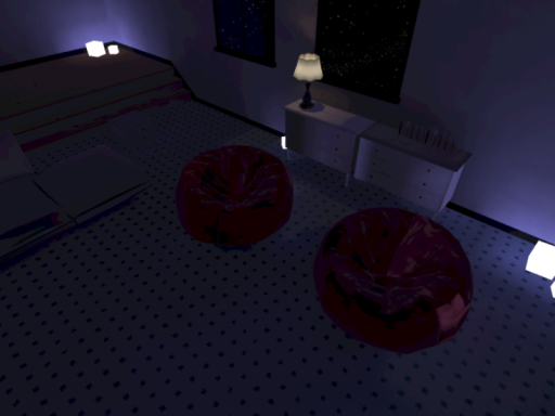Cozy night room