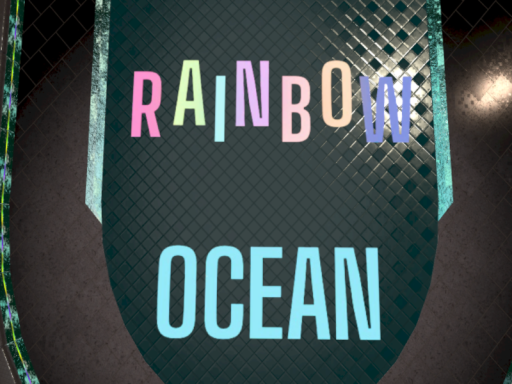 Rainbow ocean
