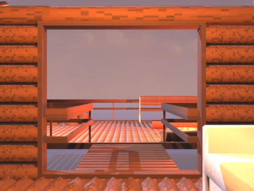 A shack in the sea （low poly-ish）