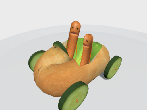 Hot Dog Race Car