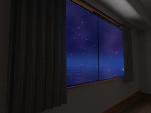 星が見える部屋