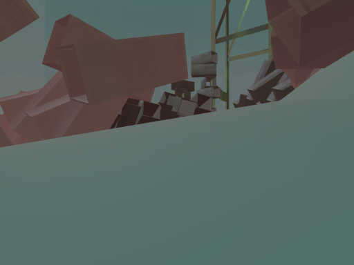 sinking world