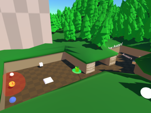 Doodle's Avatar and Testing Island