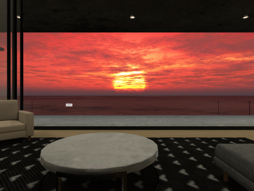 Power's ocean cliff house