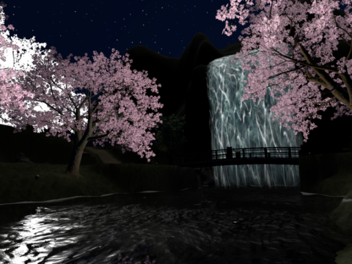 夜桜庭園