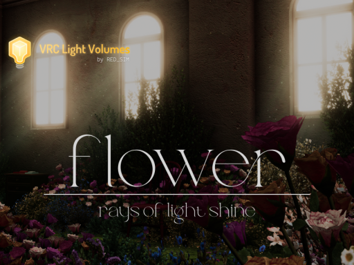 flower｜rays of light shine