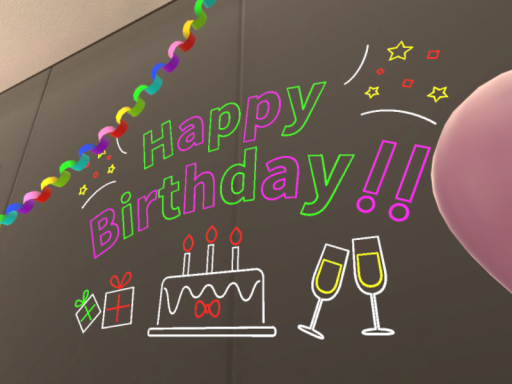 誕生日部屋