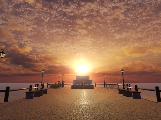 逢魔が時の独り旅 -The twilight seaside town-
