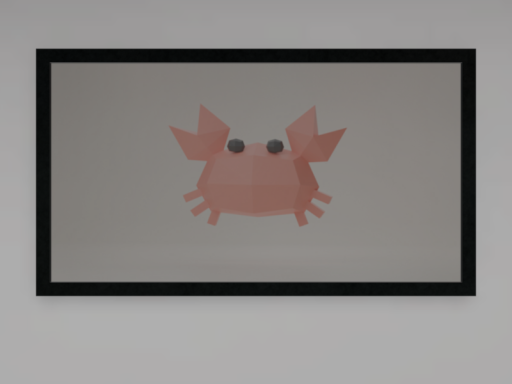 両手でピースして カニ