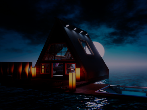 海上静谧小屋