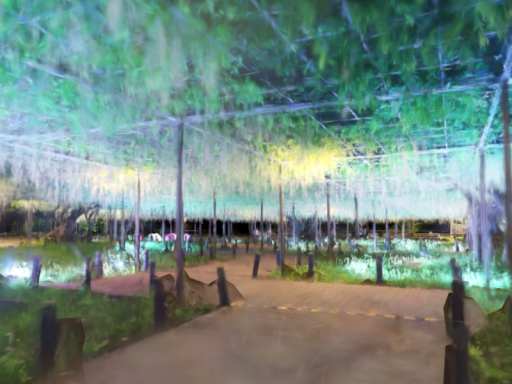 3DScan 夜の藤棚 3DGS