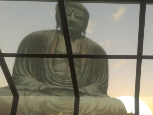 大仏に見守られながら眠るワールド
