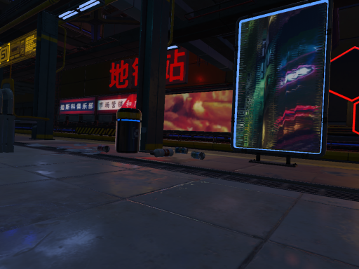 neon subway