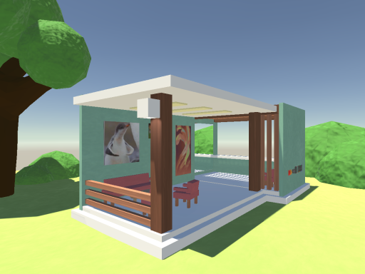 a little summer house