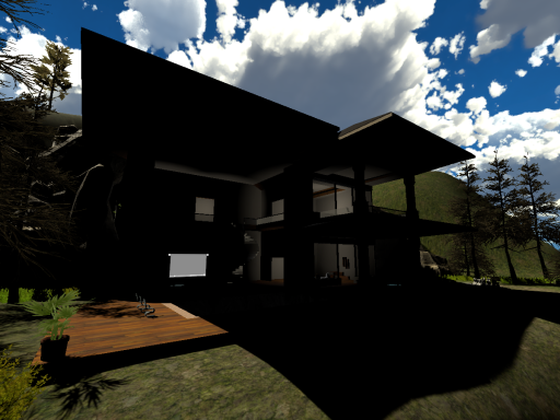 House on nature