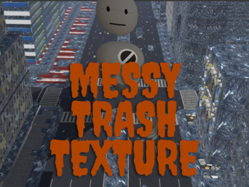 Messy Trash Texture World