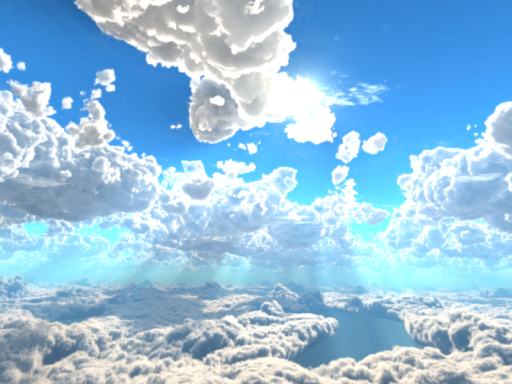 The sky is so soft