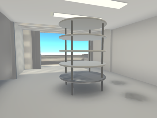 A random world with 5 tables stacked on top of eachother