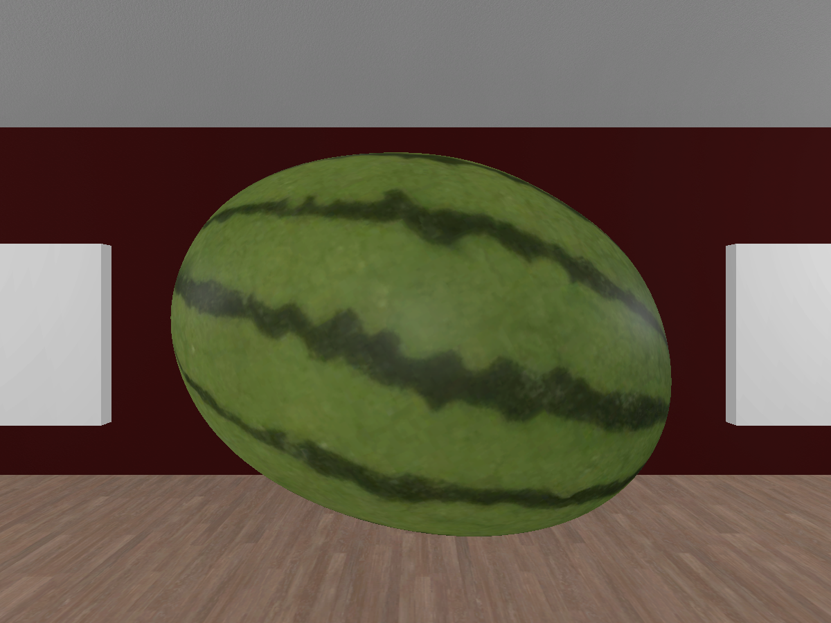 Presentation Room but Your Hands are Watermelons