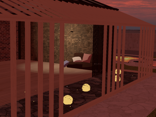 In the sunset