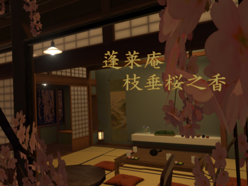 蓬莱庵 枝垂桜之香