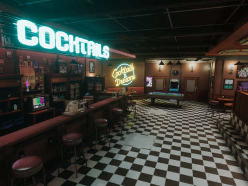 Cozy 90's Style Bar