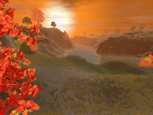 紅葉フロート-autumn leaves float -