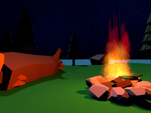 Low Poly Camping