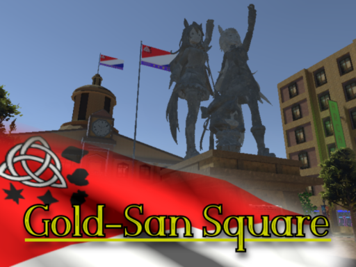 gold-san square