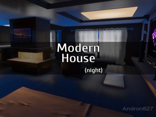 Modern House （night）