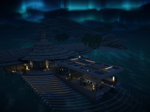 Maldives Cottage - Aurora Midnight