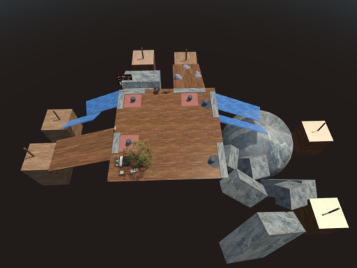 Stone rolling game