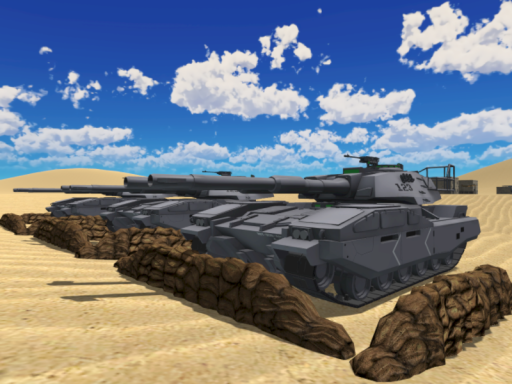 （二次創作）オデッサみたいなところ（61式戦車訓練所）