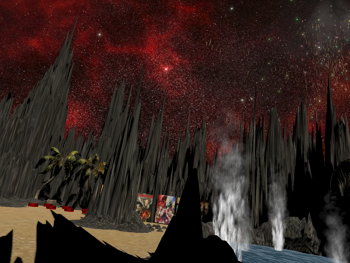 Tropical Red Space Crater Hangout （WIP）