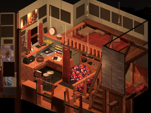 smile's cozy room