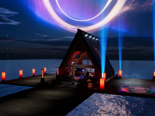 Zim's floaty cabin