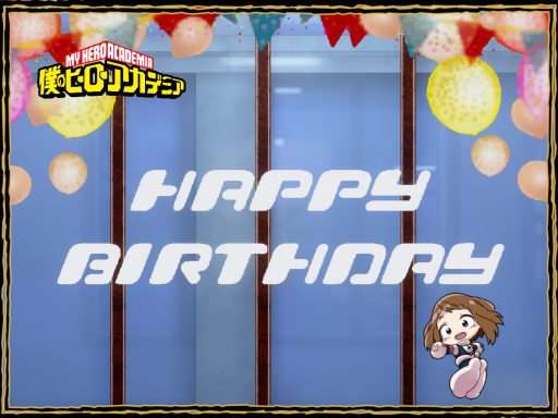 UA Birthday Room - My Hero Academia