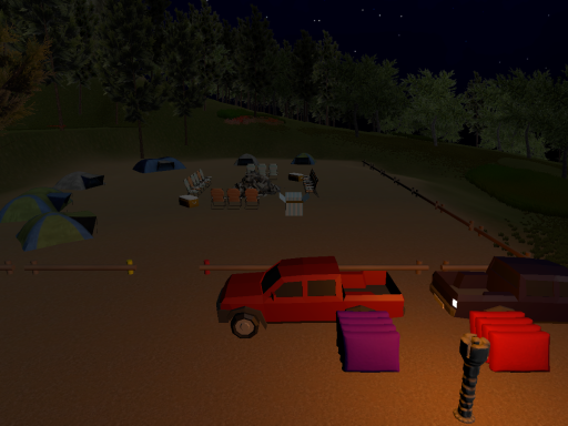 Camping out