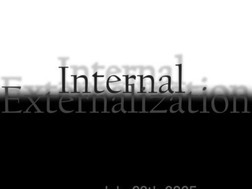 Internal Externalization - Real Photo Exhibition