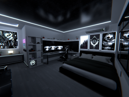 Black and White chill room